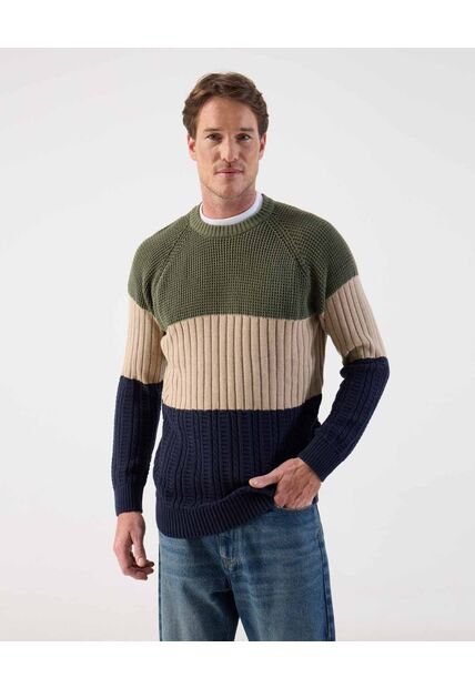 Buzo  Para Hombre Cuello Redondo Color Verde Marca Patprimo #44060319