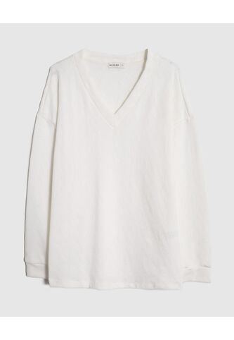 Saco  Para Mujer Cuello V Color Crema Marca Patprimo #30330661 Patprimo