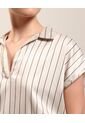 Blusa Manga Corta Estampada   Para Mujer Crudo Patprimo de Patprimo