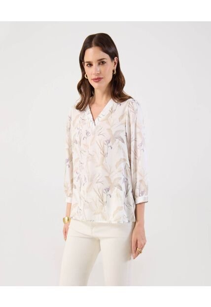 Blusa  Para Mujer Manga 3/4 Color Blanco Marca Patprimo #30123668