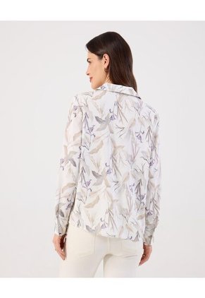 Camisa  Para Mujer Manga Larga Color Crema Marca Patprimo #30010772