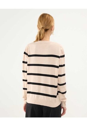 Saco Para Mujer Cuello Redondo Color Beige Marca Patprimo #30330591