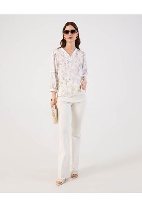 Blusa  Para Mujer Manga 3/4 Color Blanco Marca Patprimo #30123668