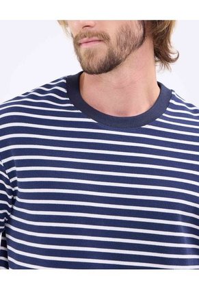 Camiseta Para Hombre Manga Corta Cuello Redondo Color Azul Marca Patprimo #44090945