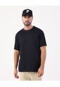 Camiseta Texturizada De Cuello Redondo   Para Hombre Negro Patprimo de Patprimo