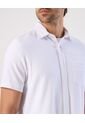 Camisa  Para Hombre Manga Corta Con Bolsillo Cuello B Color Blanco Marca Patprimo #44017215 de Patprimo