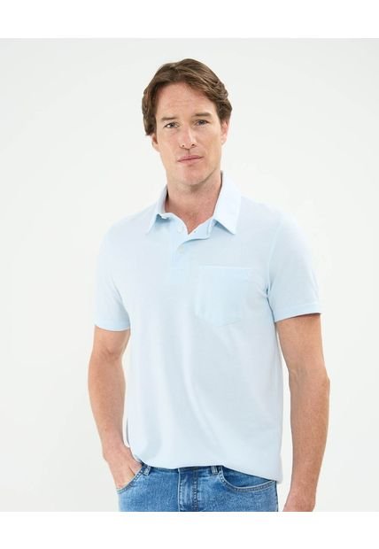 Polo Para Hombre Cuello Maquina Con Bolsillo Color Azul Marca Patprimo #44112756