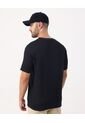 Camiseta Texturizada De Cuello Redondo   Para Hombre Negro Patprimo de Patprimo