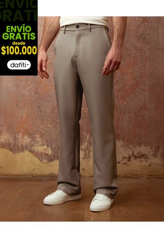 Pantalón  Para Hombre Chino Color Café Marca Patprimo #44071166 Patprimo