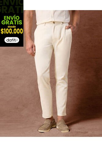 Pantalón  Para Hombre Moda Color Crema Marca Patprimo #44071160 Patprimo