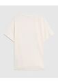 Camiseta Estampada Cuello Redondo  Curvy  Para Mujer Crema Patprimo de Patprimo