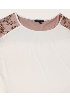 Pijama Para Mujer Patprimo Pijama M/C Capri Blanco En Viscosa