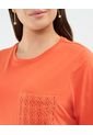 Camiseta Para Mujer Manga Corta Color Naranja Marca Patprimo #14091393 de Patprimo