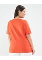 Camiseta Para Mujer Manga Corta Color Naranja Marca Patprimo #14091393 de Patprimo