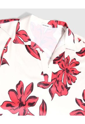 Blusa Para Mujer Manga Corta Color Rojo Marca Patprimo #30123627