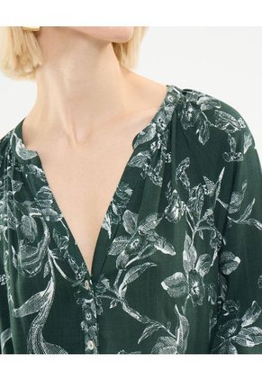 Blusa Para Mujer Manga 3/4 Color Verde Oscuro Marca Patprimo #30123390