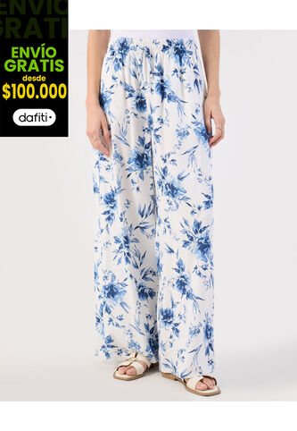 Pantalón  Para Mujer Moda Color Azul Marca Patprimo #30072105 Patprimo