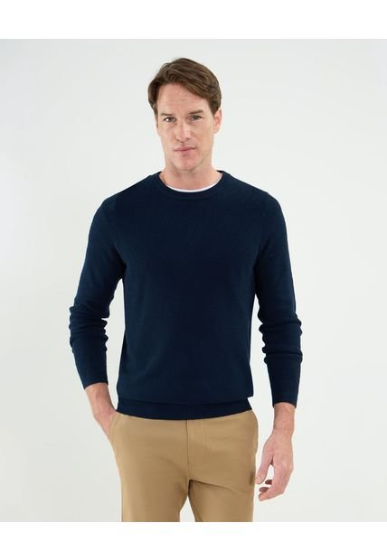 Saco Para Hombre Cuello Redondo Color Azul Marca Patprimo #44330228