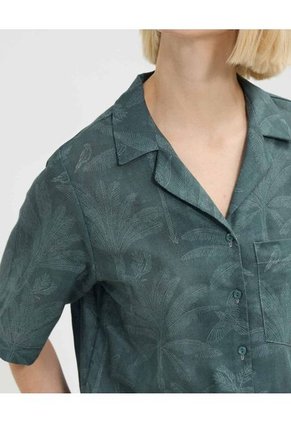 Camisa Para Mujer Manga Corta Color Verde Marca Patprimo #30010708