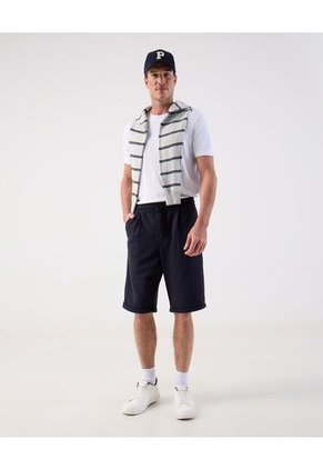 Camiseta  Para Hombre Manga Corta Cuello Redondo Color Blanco Marca Patprimo #44090972