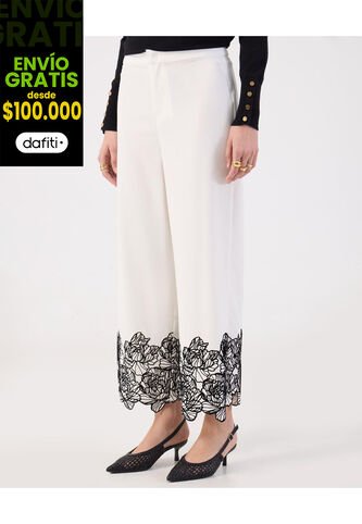 Pantalón  Para Mujer Moda Color Blanco Marca Patprimo #30072042 Patprimo