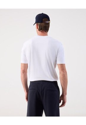 Camiseta  Para Hombre Manga Corta Cuello Redondo Color Blanco Marca Patprimo #44090972