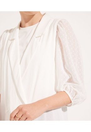 Chaleco Para Mujer  Color Blanco Marca Patprimo #30250024