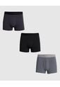 Pack X3 Bóxer Para Hombre En Tela Texturizada X3 Para Hombre Negro Patprimo de Patprimo