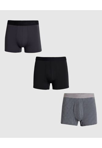 Pack X3 Bóxer Para Hombre En Tela Texturizada X3 Para Hombre Negro Patprimo Patprimo