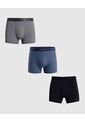 Pack X3 Bóxer Para Hombre En Tela Jaspeada X3 Para Hombre Negro Patprimo de Patprimo