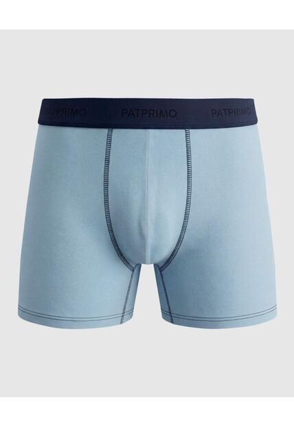 Bóxer Ajustado Con Banda Elástica Para Hombre X1 Para Hombre Azul Patprimo