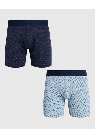 Set X2 Bóxers Medios Con Estampado Para Hombre X2 Para Hombre Negro Patprimo Patprimo