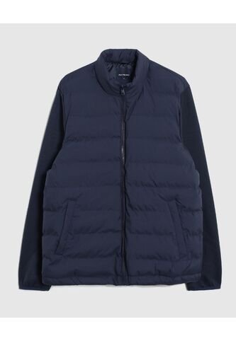 Chaqueta Acolchada Unicolor Para Hombre  Para Hombre Azul Patprimo Patprimo