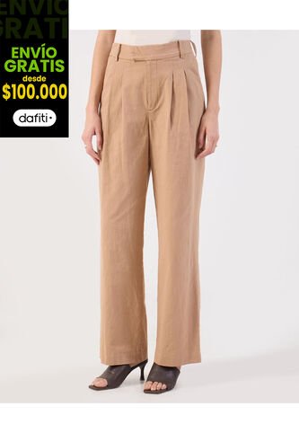 Pantalón  Para Mujer Moda Color Beige Marca Patprimo #30072072 Patprimo