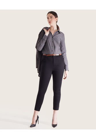 Pantalón Para Mujer Chino Color Negro Marca Patprimo #30071458 Patprimo