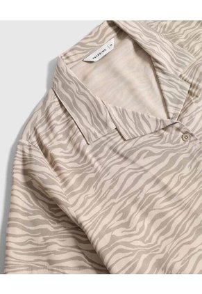 Pijama Camisera Con Pantalón Para Mujer  Para Mujer Café Patprimo