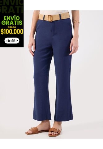 Pantalón  Para Mujer Moda Color Azul Marca Patprimo #30072093 Patprimo