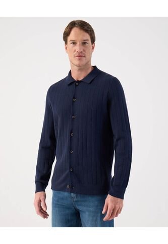 Saco  Para Hombre Abierto Color Azul Marca Patprimo #44330240 Patprimo