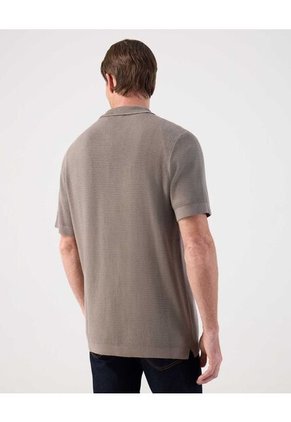 Polo  Para Hombre Cuello Tejido Sin Bolsillo Color Café Marca Patprimo #44112772