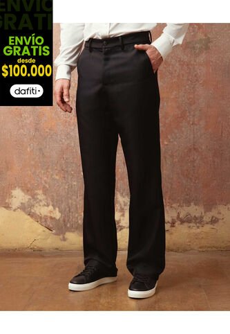 Pantalón  Para Hombre Chino Color Negro Marca Patprimo #44071166 Patprimo