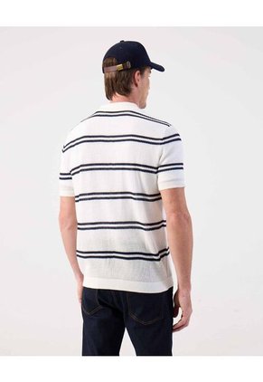 Camiseta  Para Hombre Manga Corta Cuello V Color Crema Marca Patprimo #44090943