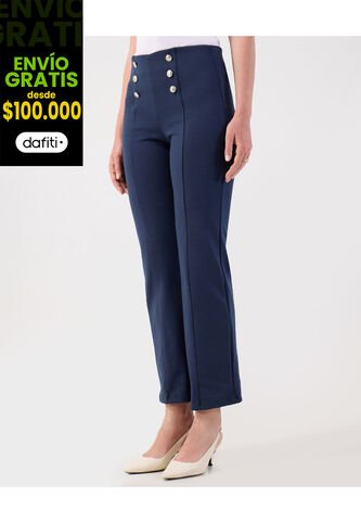 Leggins  Para Mujer Largo Color Azul Marca Patprimo #30230868 Patprimo