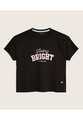 Camiseta Para Niña Manga Corta Color Negro Marca Patprimo #86090332 Patprimo