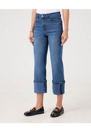 Jean Para Mujer Straight Color Azul Marca Patprimo #30160503