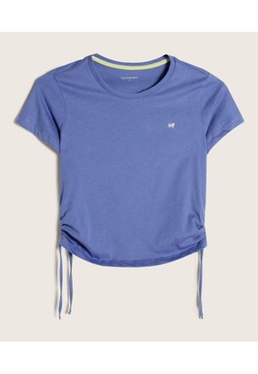 Camiseta Para Niña Manga Corta Color Azul  Marca Patprimo #86090333