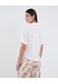 Camisa Para Mujer Manga Corta Color Blanco Marca Patprimo #30010734 de Patprimo
