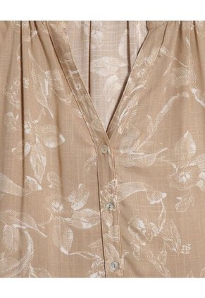 Blusa Para Mujer Manga 3/4 Color Café Claro Marca Patprimo #30123390