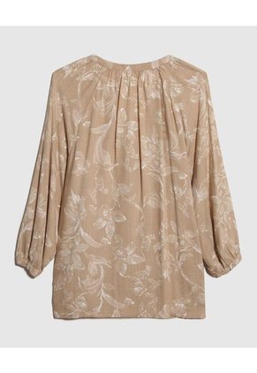 Blusa Para Mujer Manga 3/4 Color Café Claro Marca Patprimo #30123390