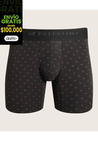 Boxer X1 Para Hombre Filete Medio Color Negro Marca Patprimo #44000180 Patprimo