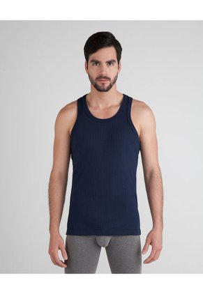 Camiseta Interior Para Hombre Interior M/Sisa Canales Color Azul  Marca Patprimo #19622